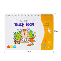 Busy Book: Preschool Learning Activity Folder, Themed with Colorful Pages, Educational Book for Children.