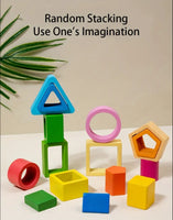 Wooden Shape Sorter Toy for Kids.