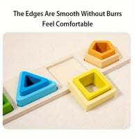 Wooden Shape Sorter Toy for Kids.