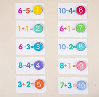 Montessori Toys: Fun Mathematical Awakening with Numeric Calculation Cards.