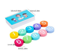 Montessori Toys: Fun Mathematical Awakening with Numeric Calculation Cards.