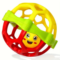 Educational toys of soft rubber ball. Sensory toys.