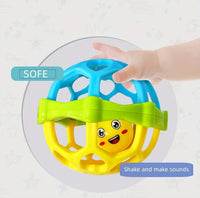 Educational toys of soft rubber ball. Sensory toys.