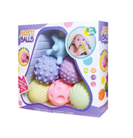 Soft textured ball for young children. Sensory development and tactile exploration.