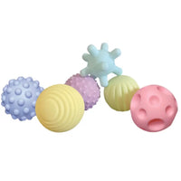 Soft textured ball for young children. Sensory development and tactile exploration.