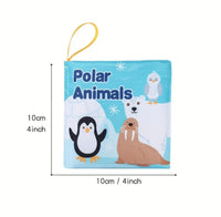 Package of 6 Cloth Books for Babies Early Learning Stimulation Books.