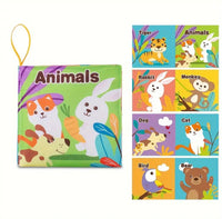 Package of 6 Cloth Books for Babies Early Learning Stimulation Books.