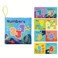 Package of 6 Cloth Books for Babies Early Learning Stimulation Books.