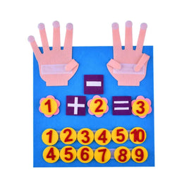 Educational toy for toddlers, finger number, learning, counting, and mathematics.