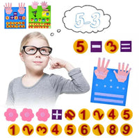 Educational toy for toddlers, finger number, learning, counting, and mathematics.