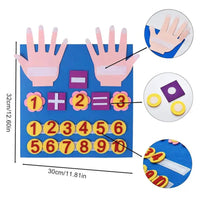 Educational toy for toddlers, finger number, learning, counting, and mathematics.