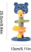 Ball drop toy, sliding track tower, spiral tower toy.