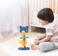 Ball drop toy, sliding track tower, spiral tower toy.